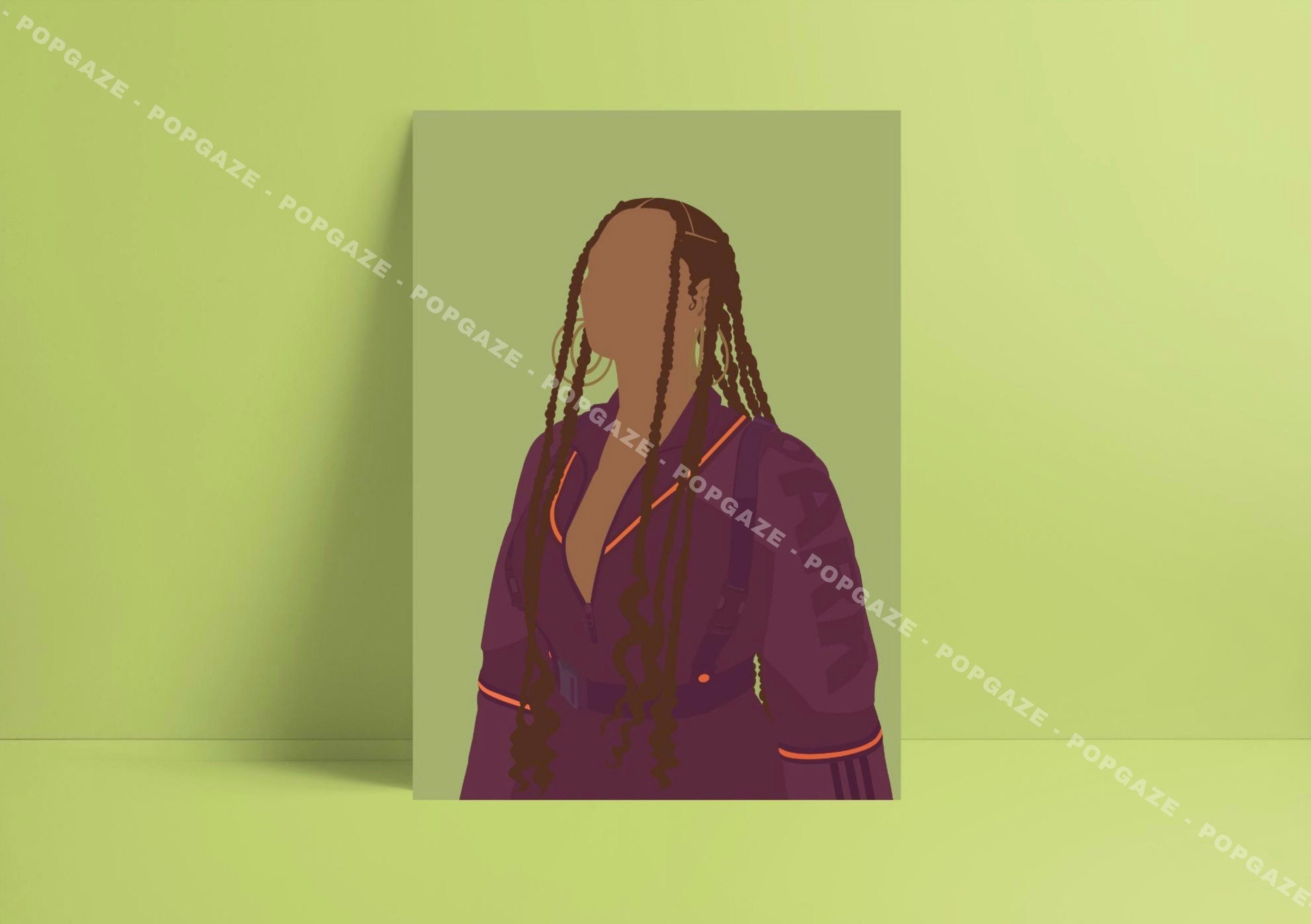 Beyonce Sportkleding Poster. Sport. Minimal Art. Illustratie - Etsy  Nederland