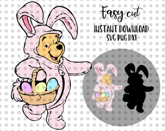 Download Winnie The Pooh Svg Baby Winnie And Bunny Svg Holiday Svg Pooh Svg Disney Svg Bunny Svg Easter Svg Disney Easter Svg Cricut Files Clip Art Art Collectibles
