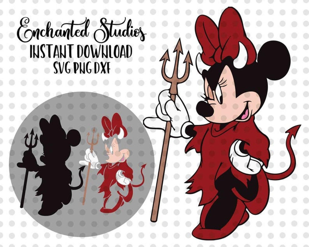 Devilish Mouse Clipart SVG & PNG Clip Art Files Printable - Etsy Portugal