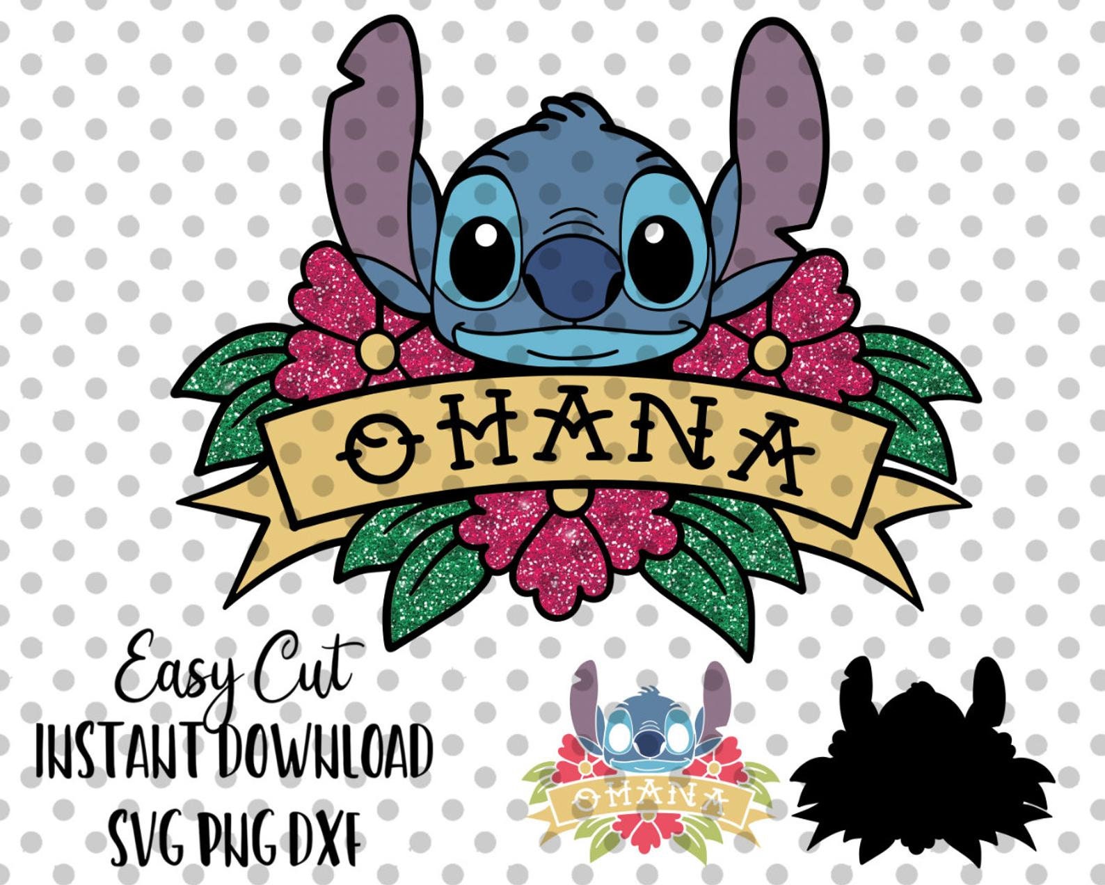Ohana Stitch 2 SVG design Lilo and stitch svg Printable | Etsy