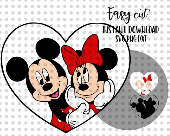 Free Free Mickey And Minnie Love Svg 738 SVG PNG EPS DXF File
