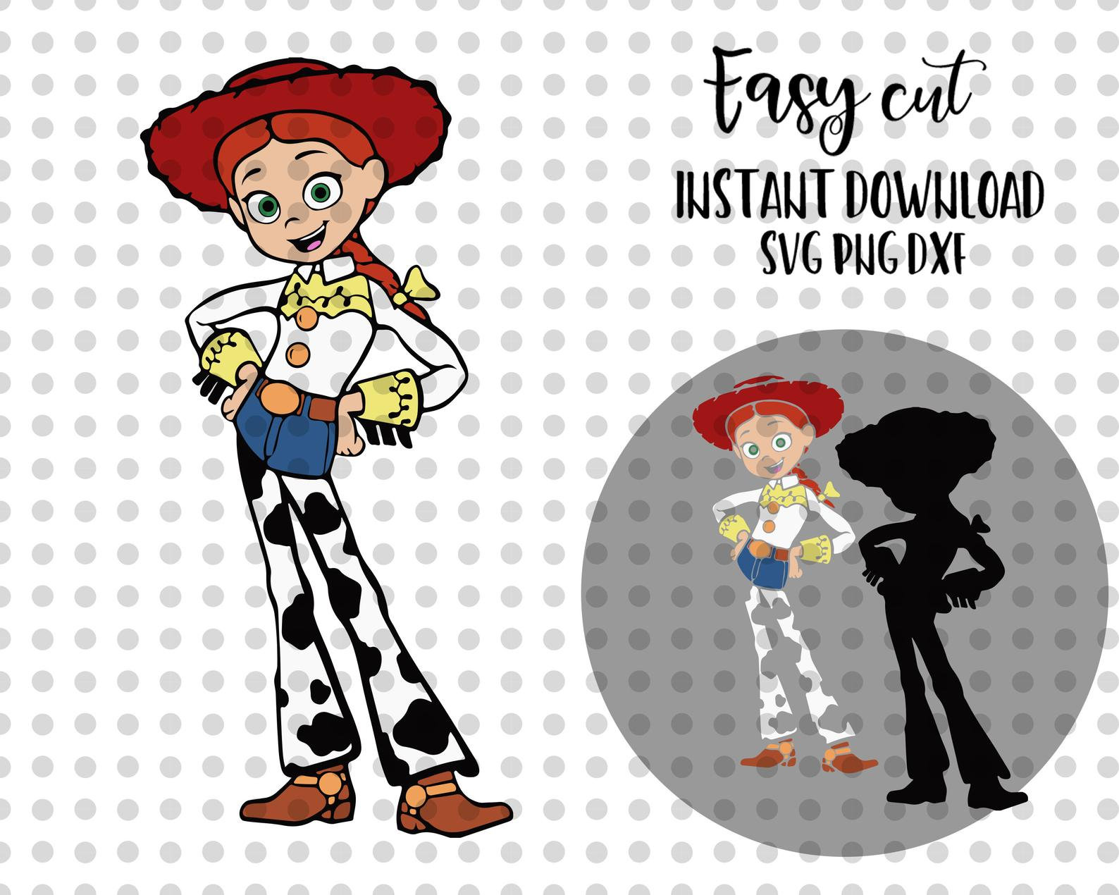 Jessie svg Toy Story SVG Easy Cut File for Cricut Layered | Etsy
