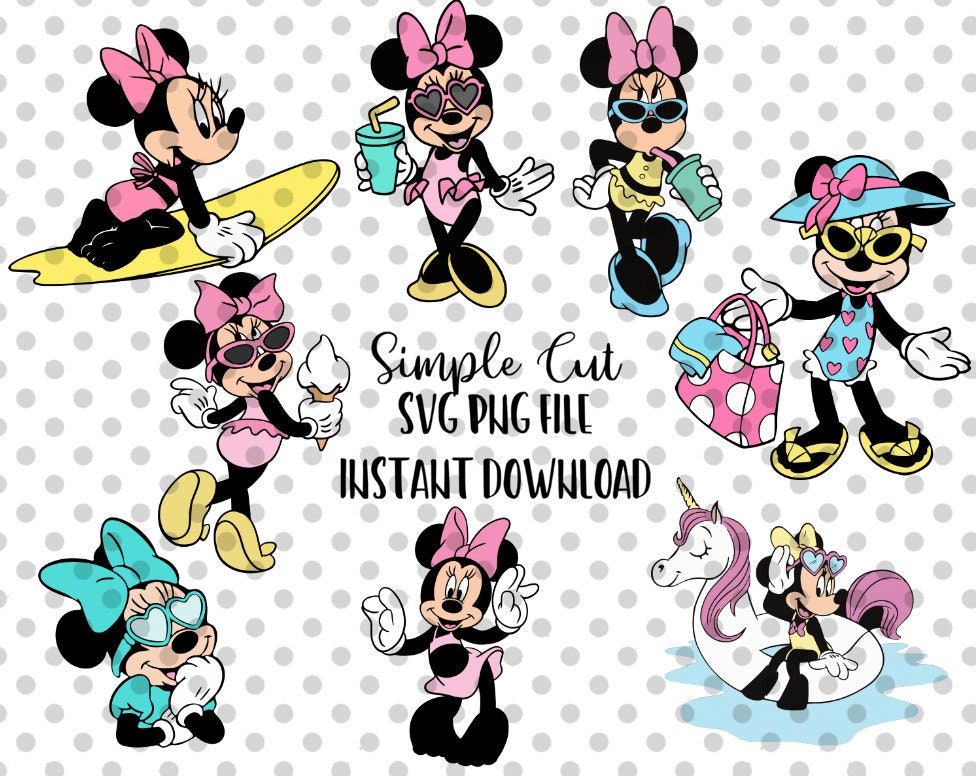Minnie Pool Party Png