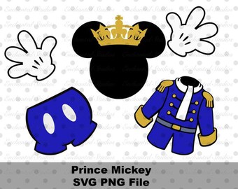 Prince Mickey Etsy