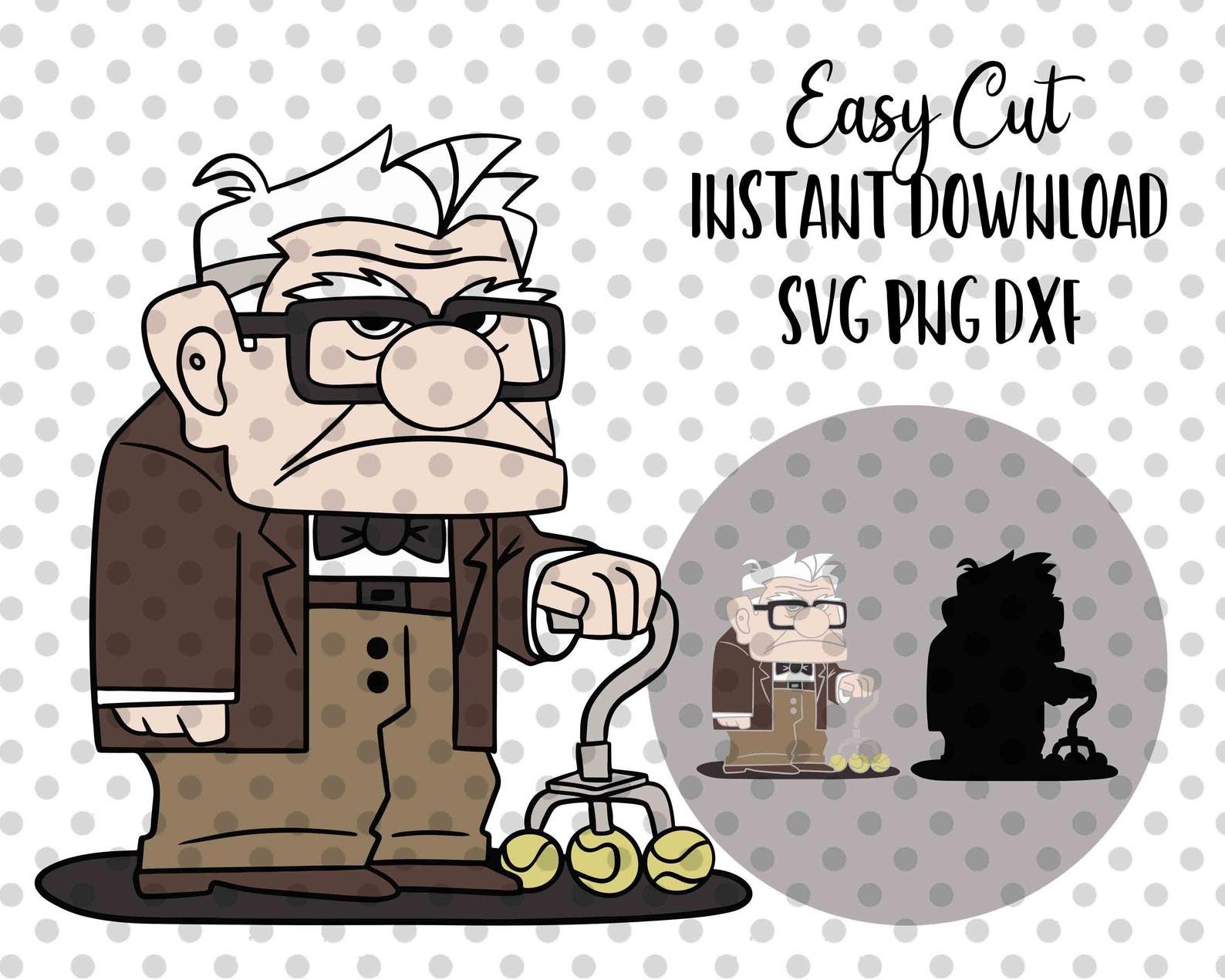 Mr. Fredrickson SVG &amp; PNG DXF Clipart Files up Svg Printable | Etsy UK