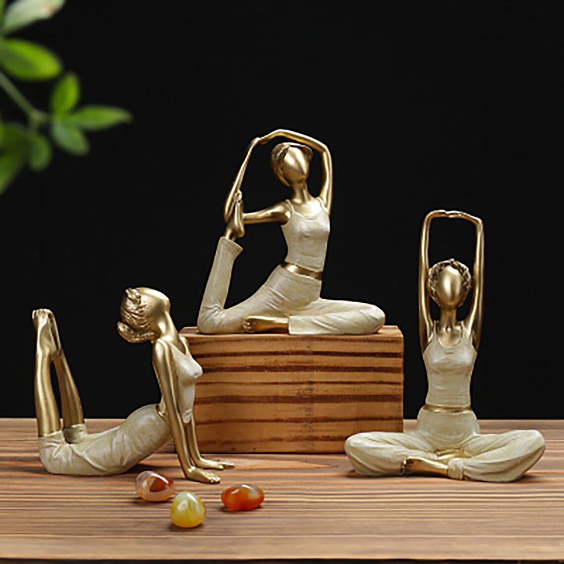 Yoga Figure Ornaments Modern Home Furnishings Handicraft Etsy