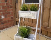 Plant stand flower stand ladder planter flower bed
