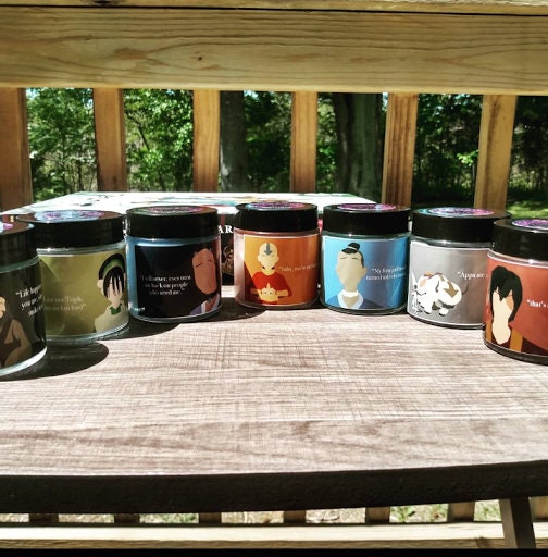 Avatar The Last Airbender Inspired Character Candles Multiple | Etsy