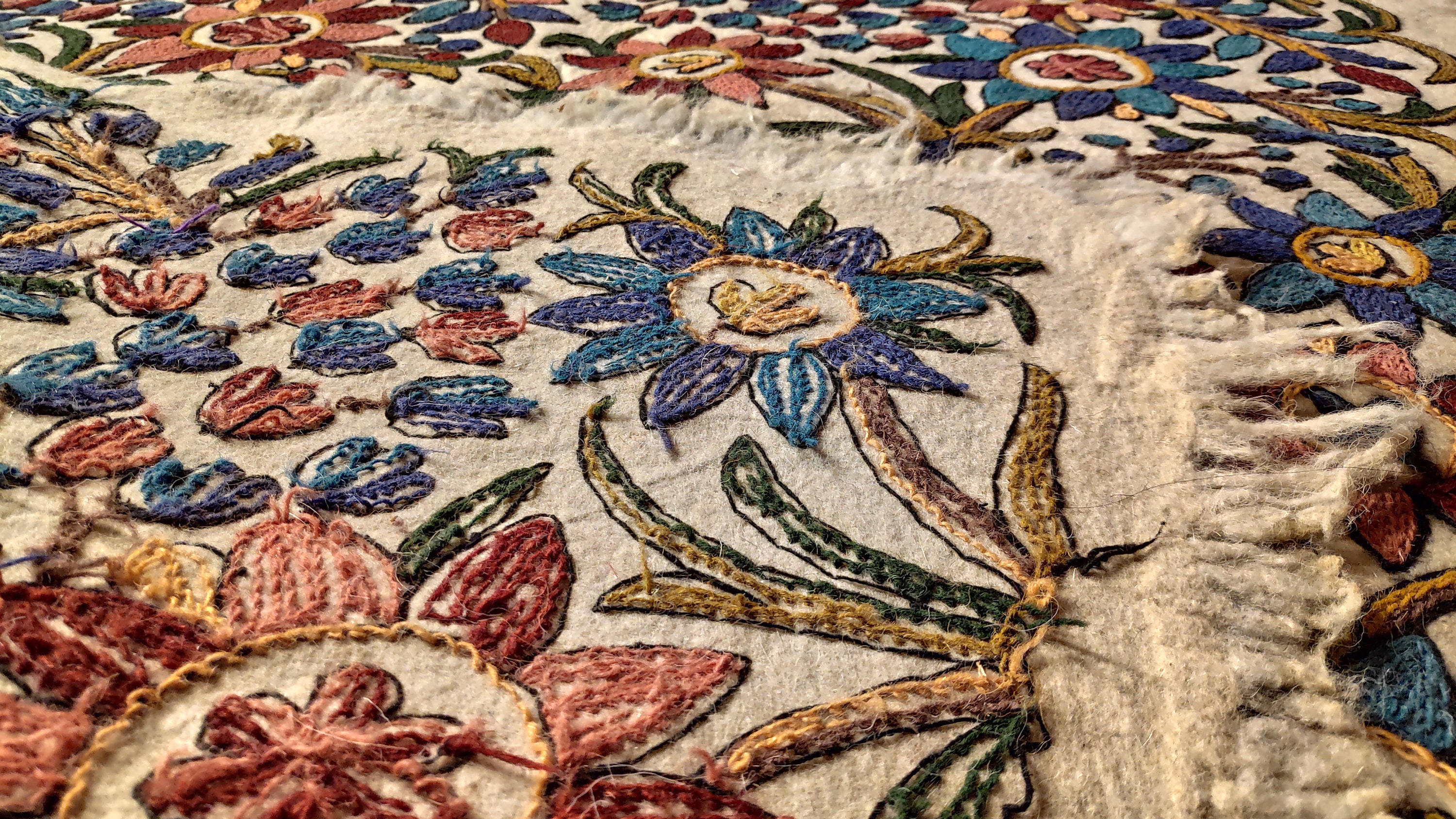 Bohemian area rugliving room ruglarge area rugfelted wool Etsy