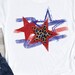Red White Blue Leopard Print Stars Stripes Shirt 4th of July - Etsy