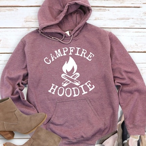 Campfire Hoodie Sweatshirt, Campfires, Let's Get Lit, Campfires and Cocktails, Campfire Hoodie, Campfire Sweatshirt, Campfire Pullover