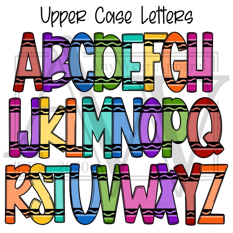 CUSTOM Crayon Lettering Back to School Grade Level Shirt, Kindergarten ...