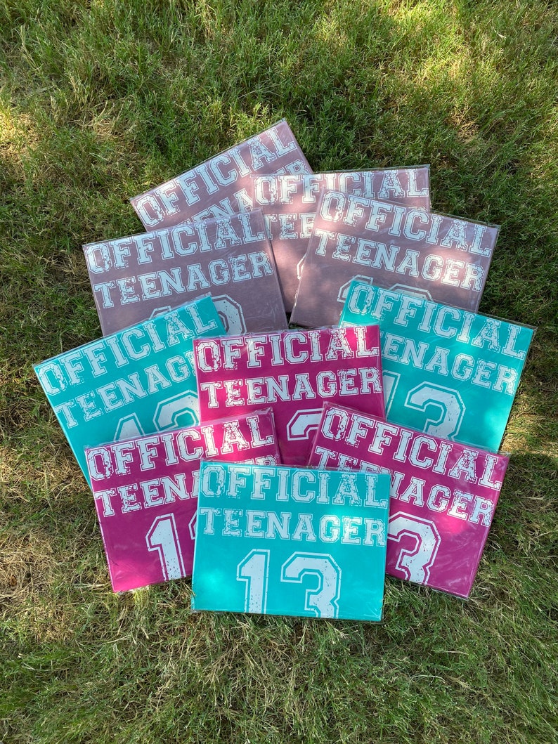 Official Teenager Shirt Gift for Teen 13th Birthday Gift Teenager Birthday Shirt Official Teenager 13 Shirt 13th Birthday Shirt