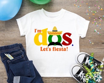 CUSTOM AGE Lets Fiesta Birthday Shirt, Serape Fiesta Birthday, Fiesta Mustache Shirt, Kids Fiesta Birthday Tee, Taco Tuesday Birthday Shirt