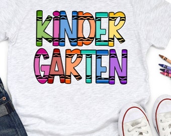 CUSTOM Crayon Lettering Back to School Grade Level Shirt, Kindergarten, 1st Grade, 2nd Grade, Team Teacher Shirts, Teacher Grade Level Shirt