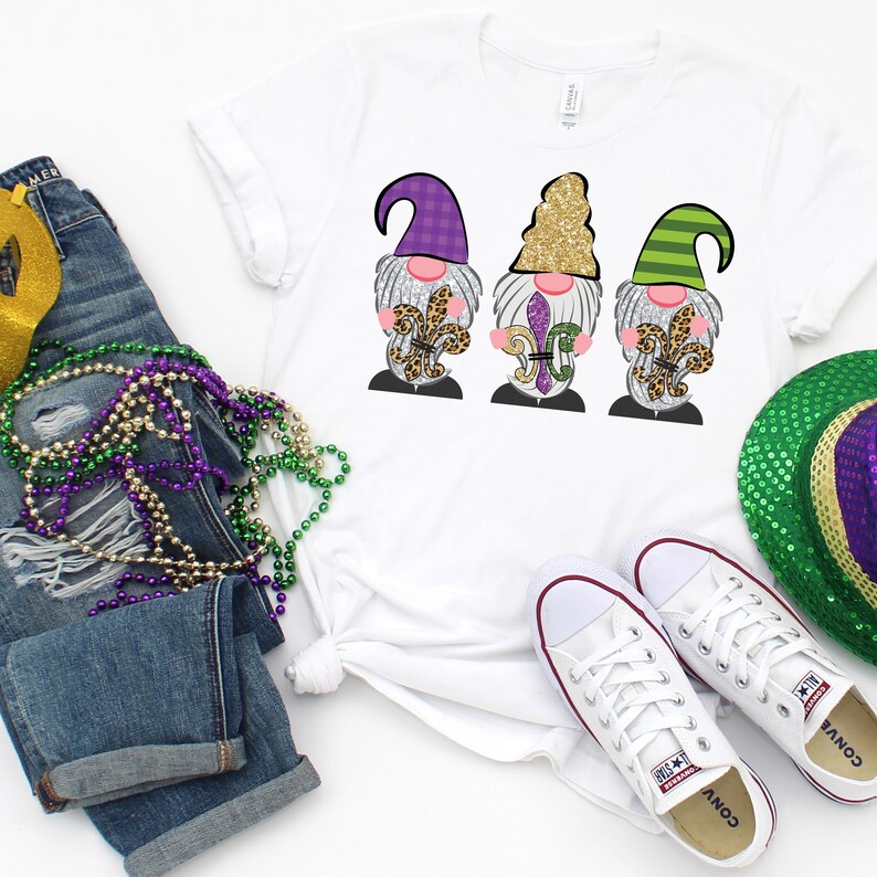 Parade Shirt Fleur De Lis Shirt Mardi Gras Shirt King Cake Leopard Print Mardi Gras Shirt Mardi Gras Gnomes Shirt Parade Raglan