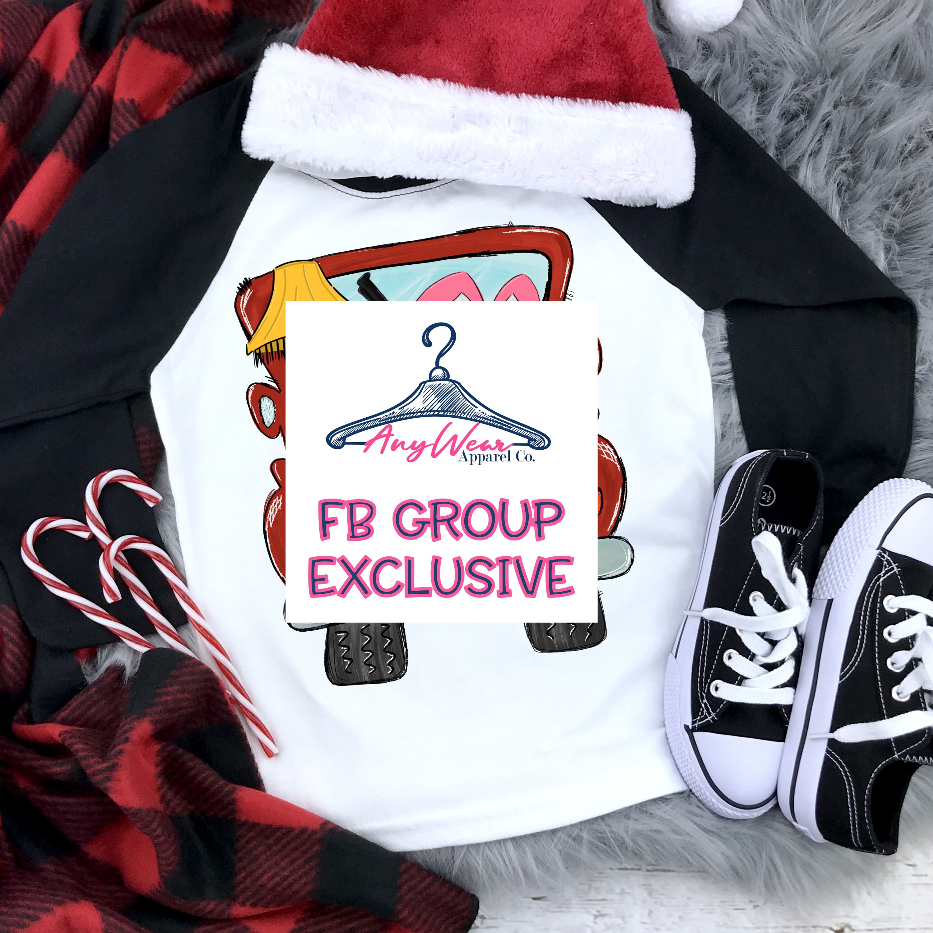 Red Truck Christmas Shirt, Kids Christmas Shirt, Christmas Pajama