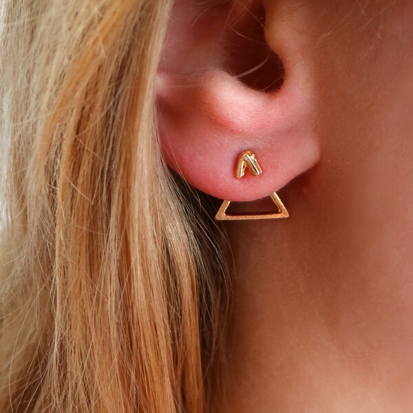 Triangle Ear Jacket Etsy