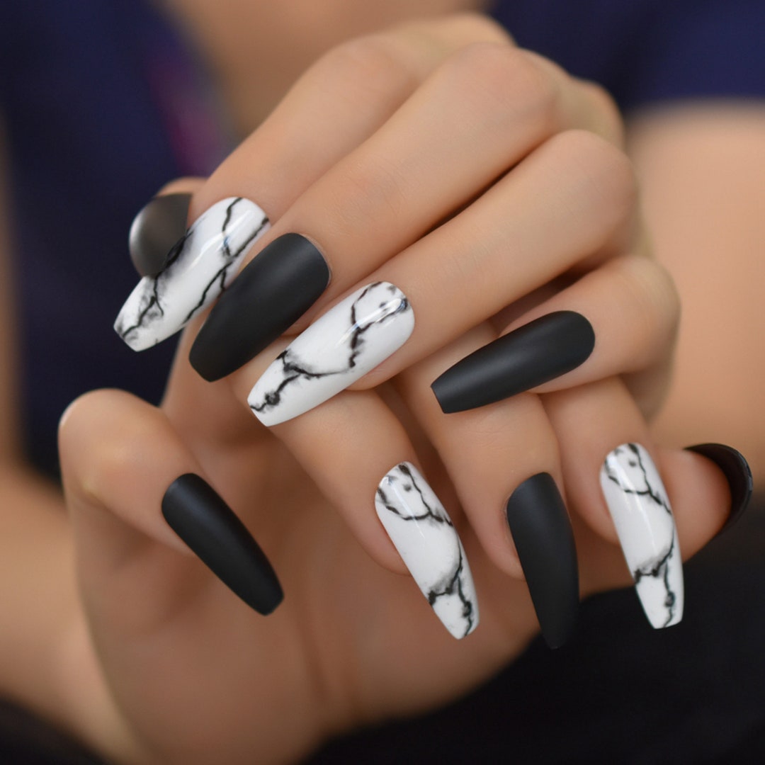 I asked my nail tech for a glam marble design - but they're so bad people  think they look like sperm | The Irish Sun