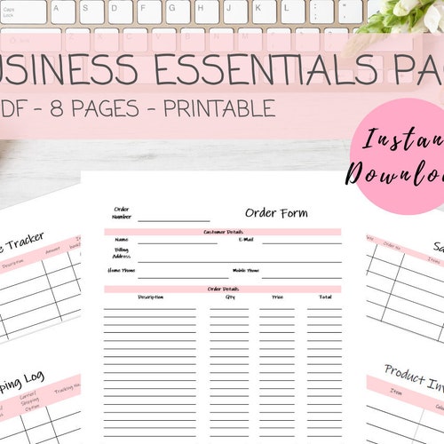Small Business Inventory Management Printable Planner Craft - Etsy