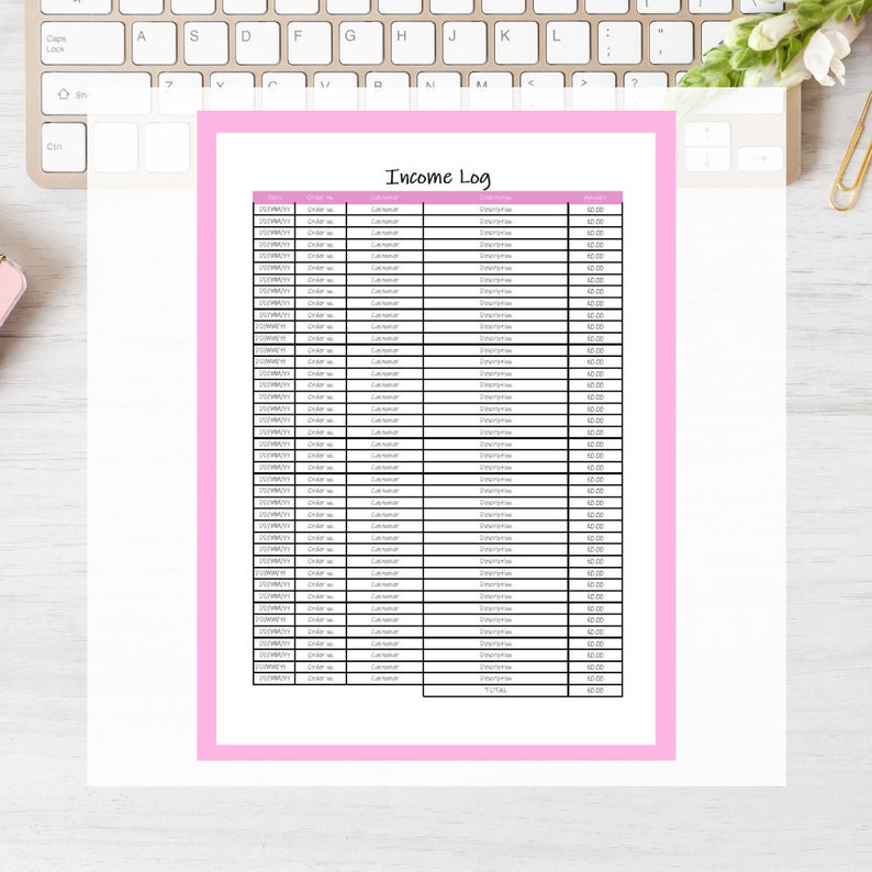 income and expense tracker template