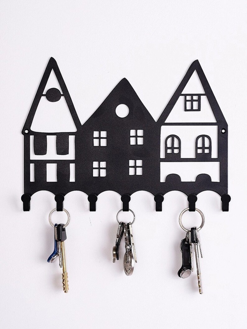 Gift Vintage Key Hanger Wall Key Holder Metal holder for keys Hooks Key Holders Metal key keeper Home Wall Key Rack Owl