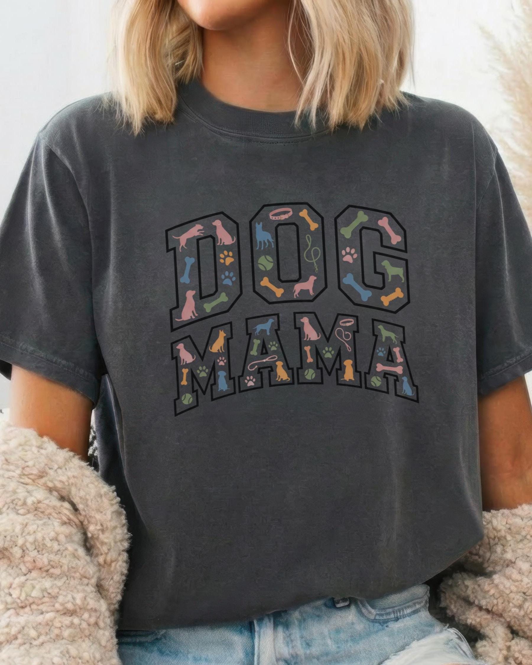 Dog Mama Shirt PNG, Whimsical Digital Download, Sublimation Design - Etsy