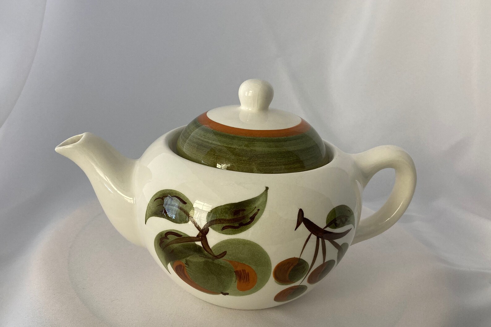 Stangl Pottery Orchard Song Teapot Etsy