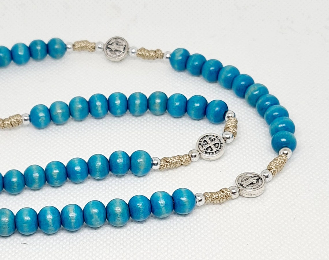 STRONG ROSARY wooden rosary beads 8mm large wooden rosary Etsy