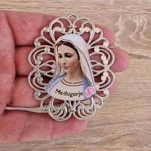 Decoración del hogar de la Virgen María de Medjugorje, soporte Virgen María