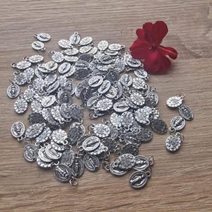 wholesale MIRACULOUS MEDALS BOX 20, 50, 100, 200, 500 pcs, Regina sine labe orginali concepta opn, medals Italy