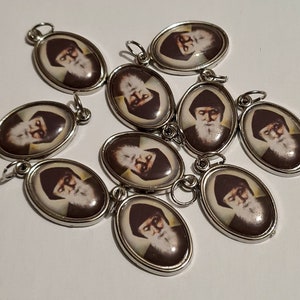 Wholesale St Charbel medals box  10, 20 pcs medals, catholic medals, saint medals, christian medals