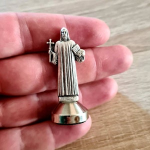 St Benedict mini statue, catholic statue
