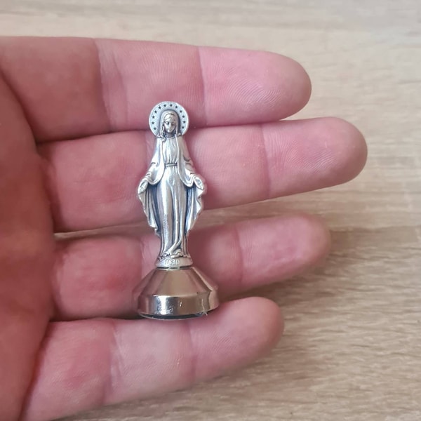 Mini-statue Marie miraculeuse