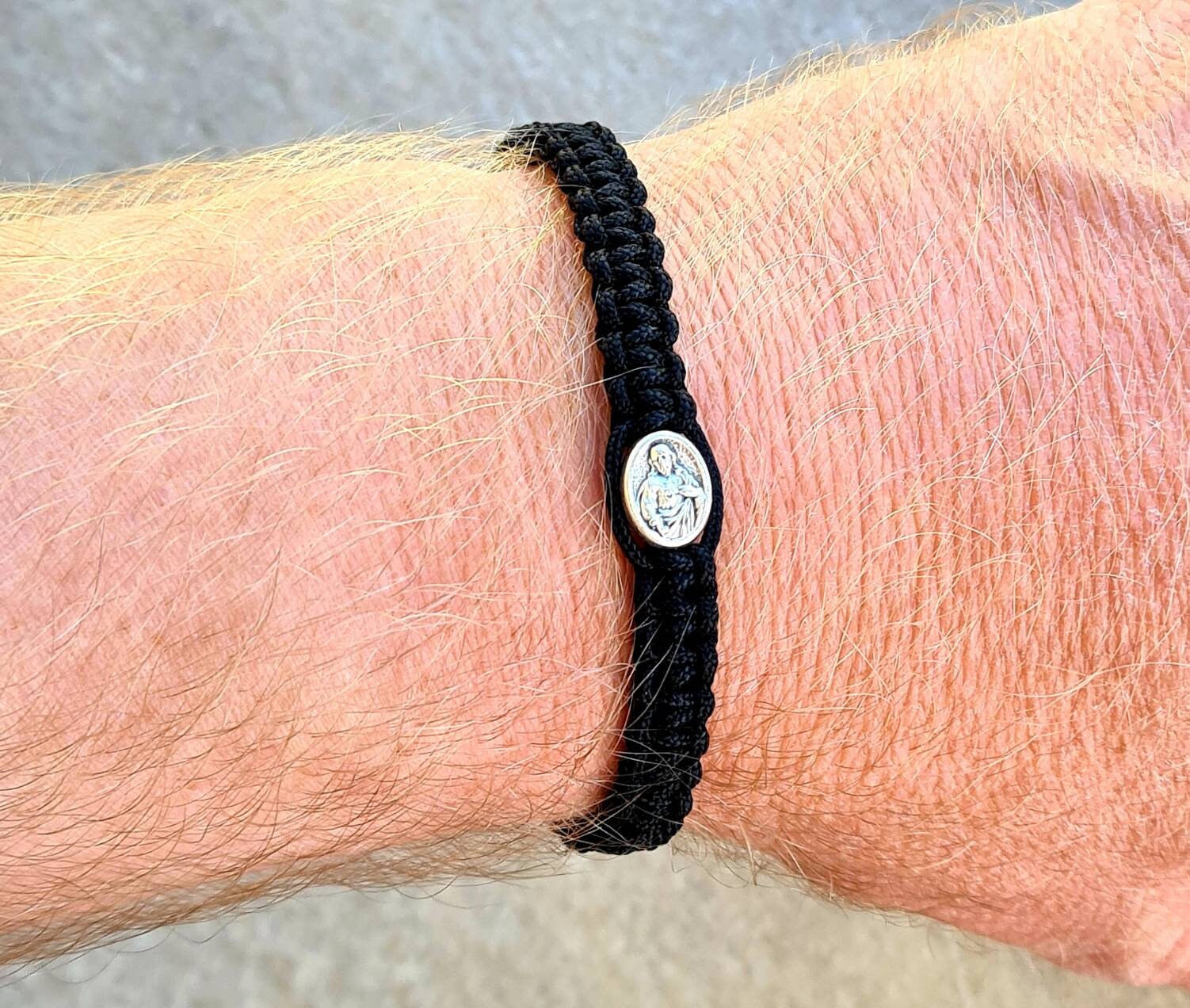 Sacred heart of JESUS BRACELET immaculate of Jesus of Etsy