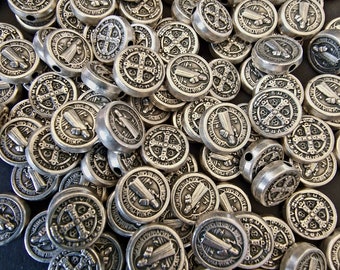 Wholesale st Benedict medals, lot bulk 50, 100, 200 pcs