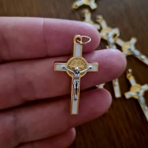 wholesale Lot bulk cross  5, 10, 20 pcs, cross pack, st Benedict cross, Italy cross