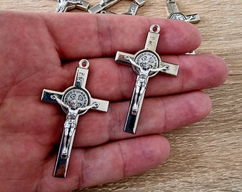 Wholesale st Benedict cross, lot bulk 2, 5, 10 pcs crosses