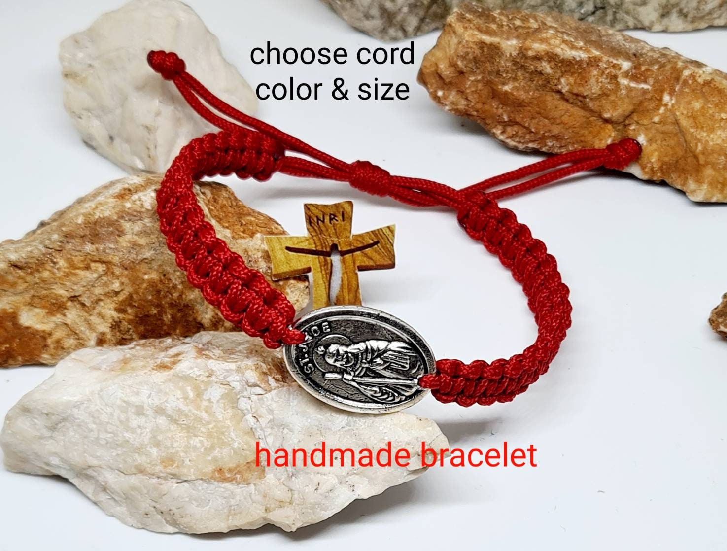 ST JUDE BRACELET Saint Jude bracelet st Jude medal handmade Etsy