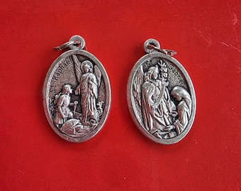 wholesale St Raphael / St Gabriel medals box 5, 10, 20, 50 pcs, Holy medals, catholic medals