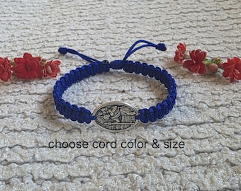 ST CHRISTOPHER Bracelet, medal Saint  Christopher