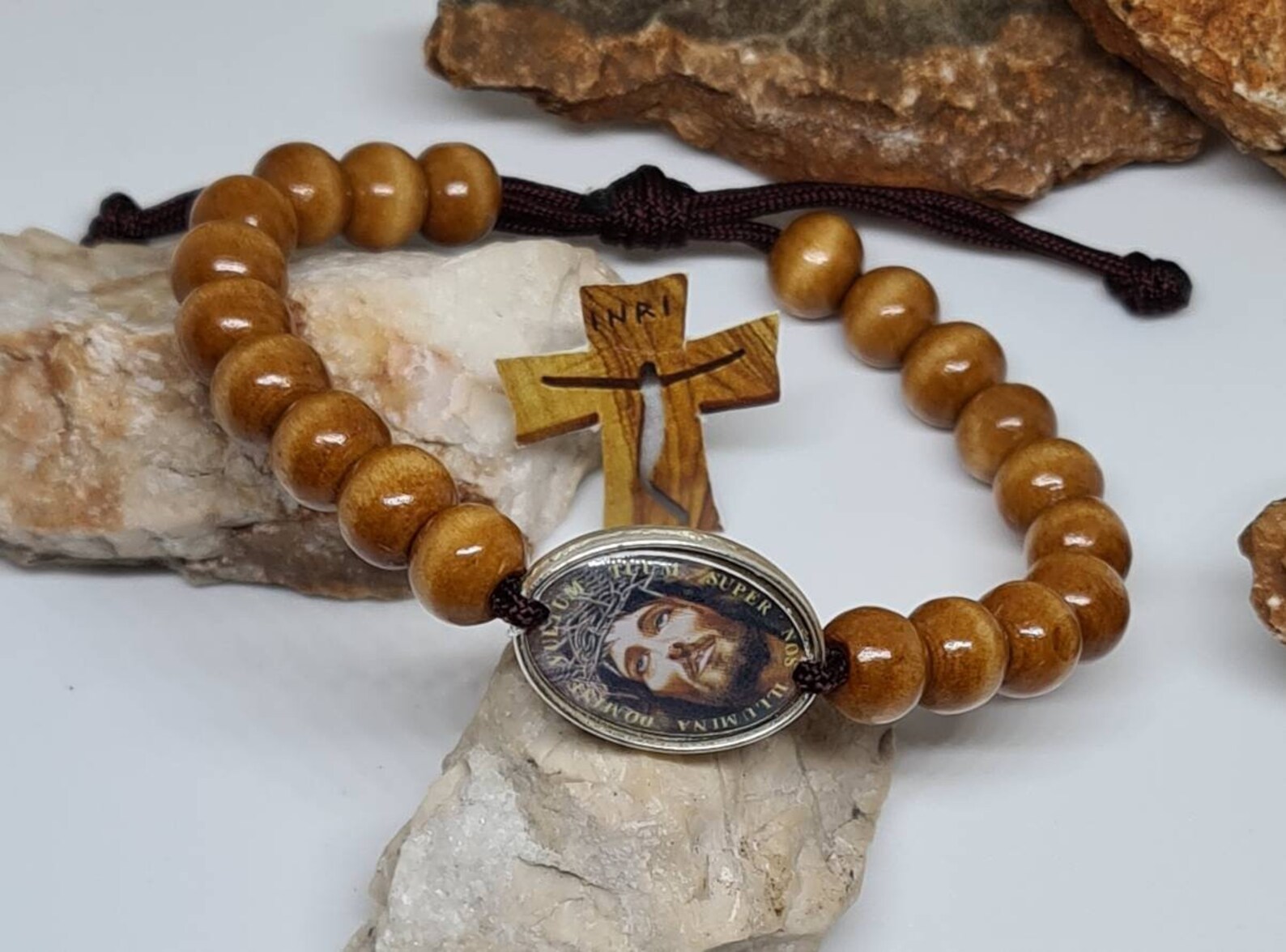 FACE OF JESUS bracelet holy bracelet handmade christian Etsy