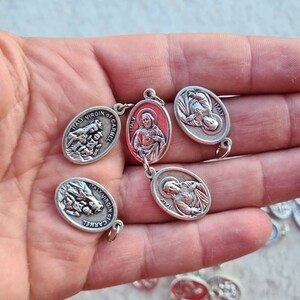 Wholesale Virgin of Carmel / Jesus medals, lot bulk 10, 20 , 50 pcs medals