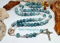 Rosary Glass Beads 8mm From Medjugorje Religious Jewelry Catholic Gift Women Cros St Benedict Medal Mary Blessing Holy Rosaries product logo
