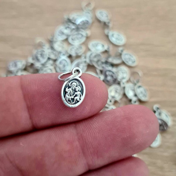 ST JOSEPH / Holy Family small medals box 20, 50, 100 pcs, Holy medals