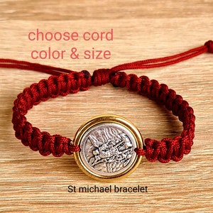 ST MICHAEL BRACELET, handmade catholic bracelet