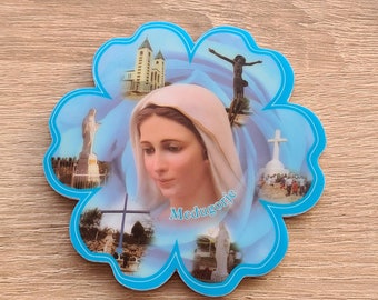 Katholischer Magnet Mary Medjugorje Religiöser Magnet Home Decor Heiliger Magnet aus Medjugorje