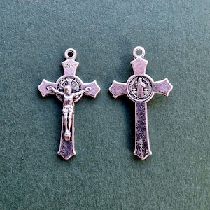 Wholesale st Benedict crucifix, lot bulk 10, 20, 50 pcs