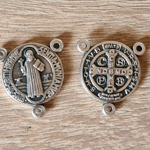 wholesale center rosary ST BENEDICT MEDALS box 10, 20, 30 pcs, Holy medals, catholic medals
