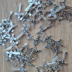 Wholesale st Benedict crucifix, lot bulk 10, 20, 50 pcs